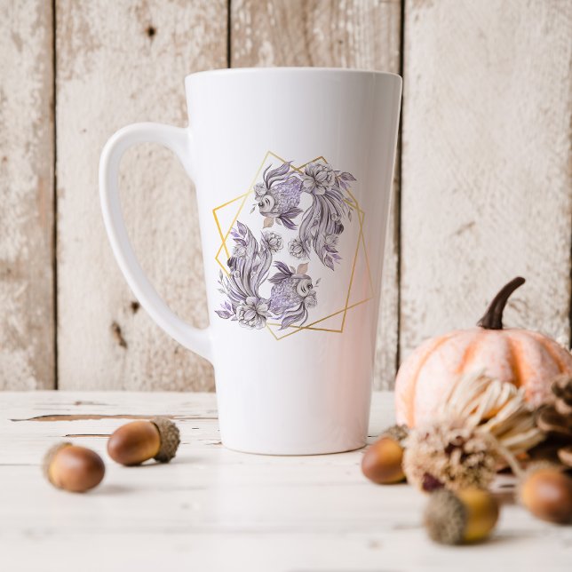 Aquarellfärbung Fische Astrologie Zodiac-Zeichen | Milchtasse (Von Creator hochgeladen)