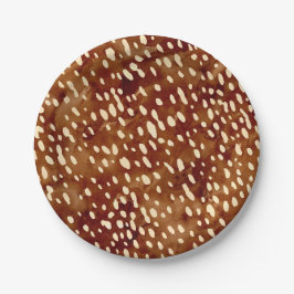 Aquarellfärbung Pappteller