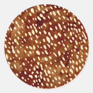 Aquarellfärbung Runder Aufkleber