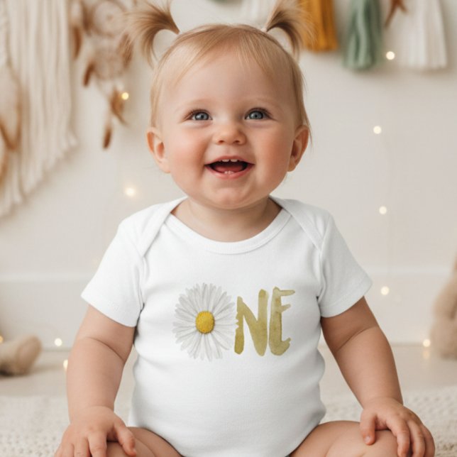 Aquarellfärbung zuerst, eins baby strampler (Von Creator hochgeladen)