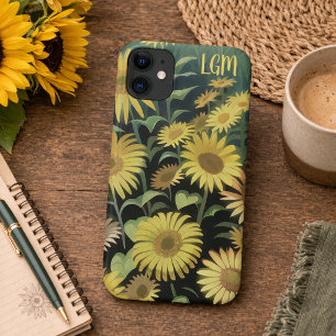 Aquarellfeld mit gelben Wildblumen Case-Mate iPhone Hülle