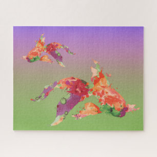 Aquarellfisch Puzzle