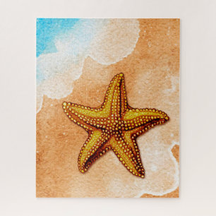 Aquarellfische am Strand Puzzle