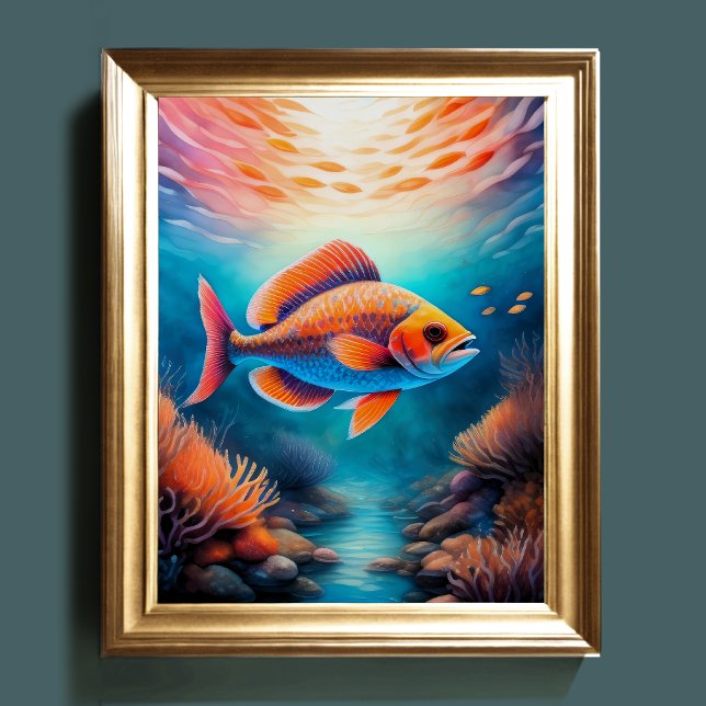 Aquarellfische Poster (Von Creator hochgeladen)