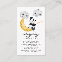 Aquarellfischerei Panda Display Dusche