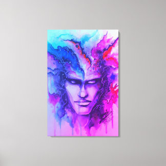 Aquarellfläche Leinwanddruck