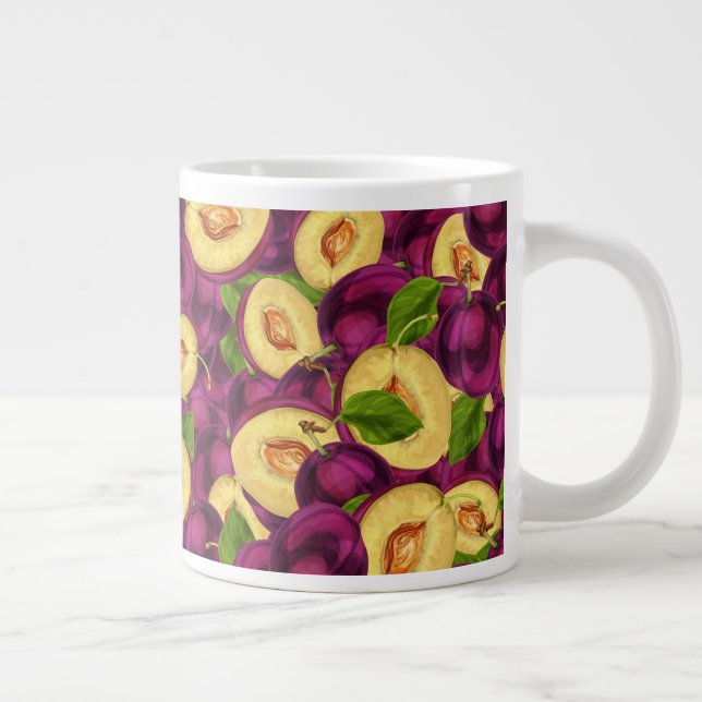 Aquarellflächen Jumbo-Tasse (Rechts)