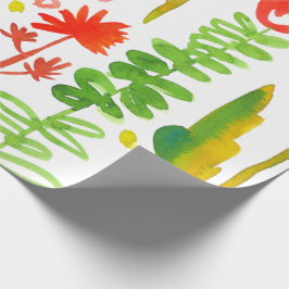 Aquarellfrühling Lech-Packpapier Geschenkpapier