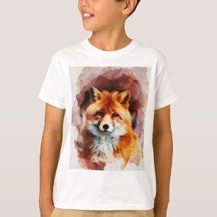 Aquarellfuchs T-Shirt