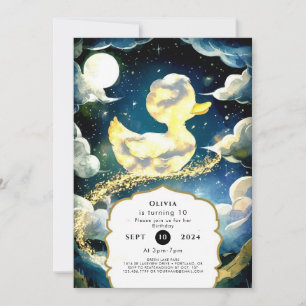 AquarellFun Duckling Geburtstag Einladung