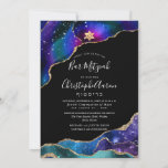 Aquarellgalaxie Agate Bar Mitzvah / Bat Mitzvah Einladung<br><div class="desc">PixDezines Galaxy Agate Bar Mitzvah oder Bat Mitzvah akzentuiert mit Imitaten goldenen Venen. DIY stylish Kalligraphie Bar Mitzvah. . Siehe Filter,  um den Ton zu ändern. Unser dynamisches Design erlaubt es Ihnen,  alle Elemente zu bearbeiten. Copyright © 2021 PixDezines™. Alle Rechte vorbehalten.</div>