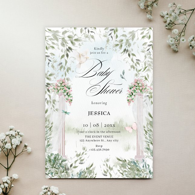 Aquarellgartendusche Einladung (Von Creator hochgeladen)