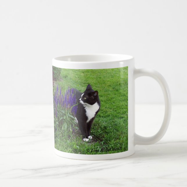 Aquarellgartenkatze Tasse (Rechts)