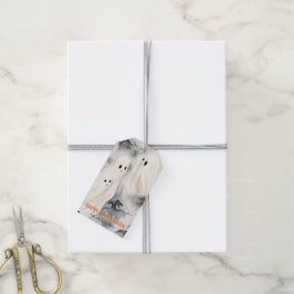 Aquarellgeister Personalisiert Happy Halloween Geschenkanhänger