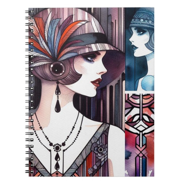 Aquarellgestaltung Notizblock (Vorderseite)