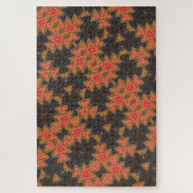 Aquarellgestaltung Puzzle (Vertikal)