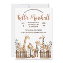 Aquarellgiraffe, Zoo, Kinderdusche