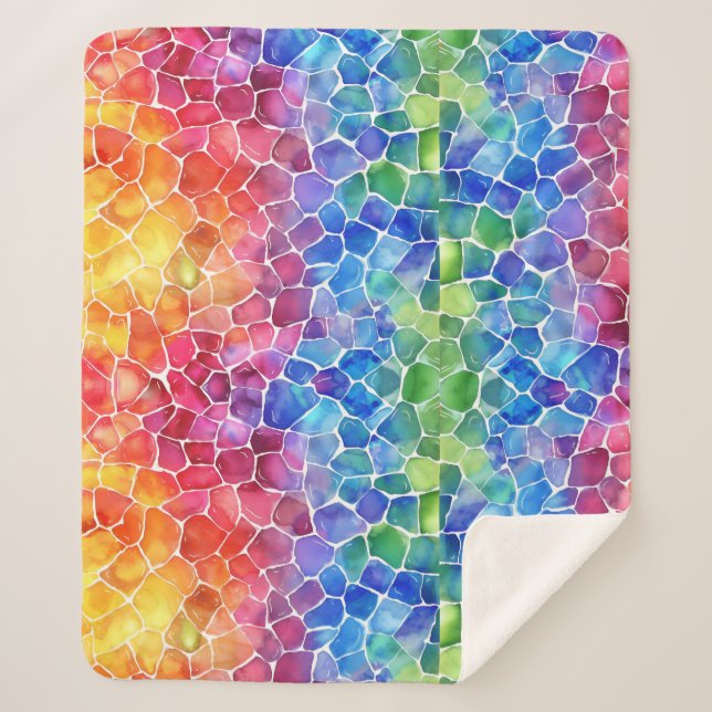Aquarellglas Sherpadecke (Vorderseite)