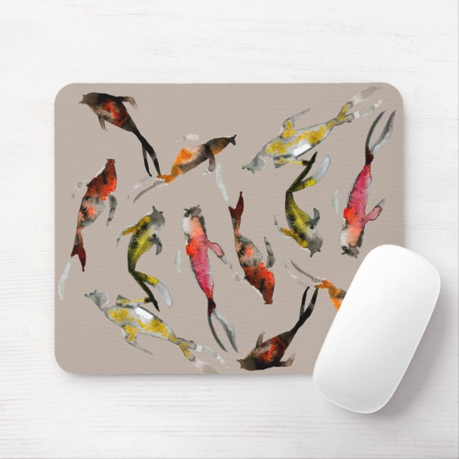 Aquarellgold Mousepad (Mit Mouse)