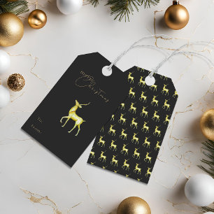 Aquarellgoldvereinigung Frohe Weihnachtskohle Geschenkanhänger