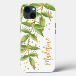 Aquarellgrün Personalisiert Case-Mate iPhone Hülle