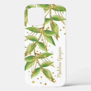 Aquarellgrün Personalisiert Case-Mate iPhone Hülle