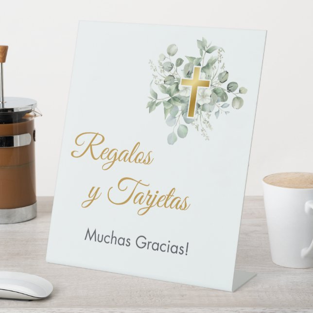 Aquarellgrün Taufe Schilder (In Situ)