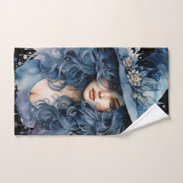 Aquarellhexe [1] badhandtuch set