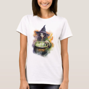 Aquarellhexe T-Shirt