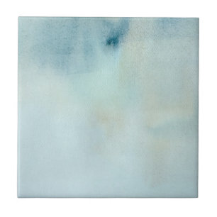 Aquarellhintergrund in pastellblau und gelb fliese