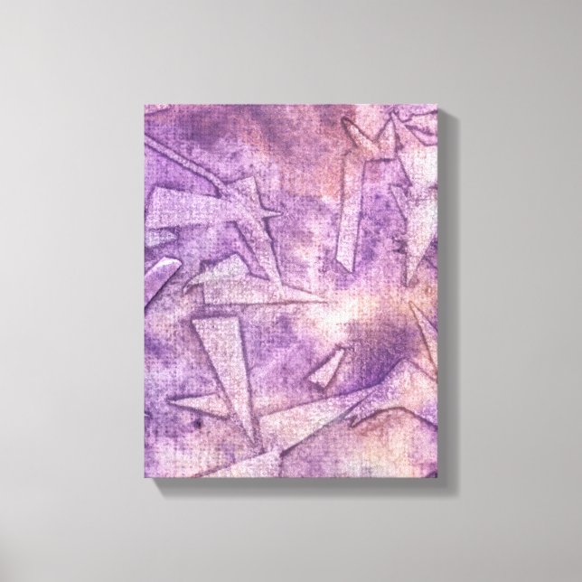 Aquarellhintergrund Leinwanddruck (Vorderseite)