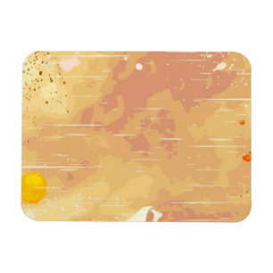 Aquarellhintergrund Magnet
