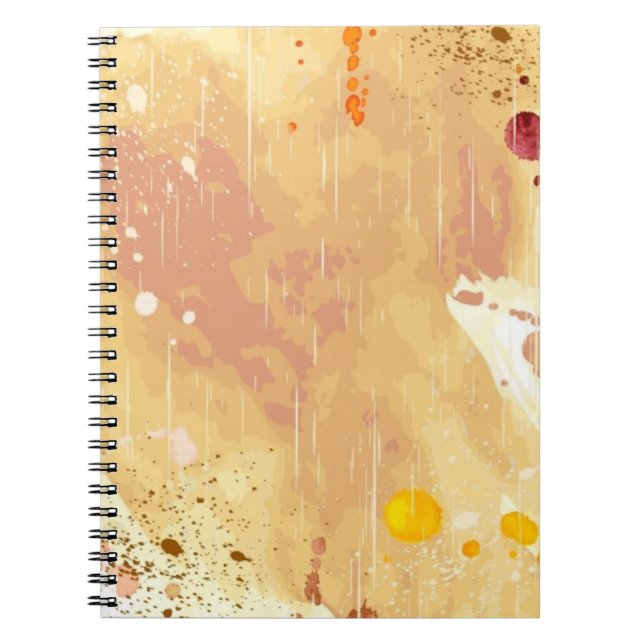 Aquarellhintergrund Notizblock (Vorderseite)