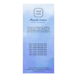Aquarellhintergrund werbekarte