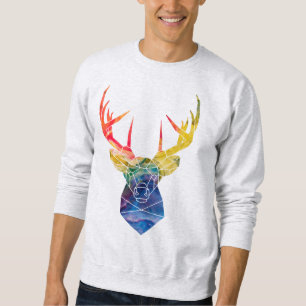 Aquarellhirsch    sweatshirt