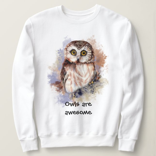 Aquarellhühner sind phantastische Vögel, Natur, Wi Sweatshirt (Design vorne)