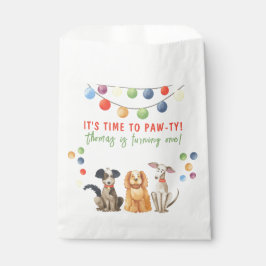 Aquarellhund Erster Geburtstag Geschenktütchen