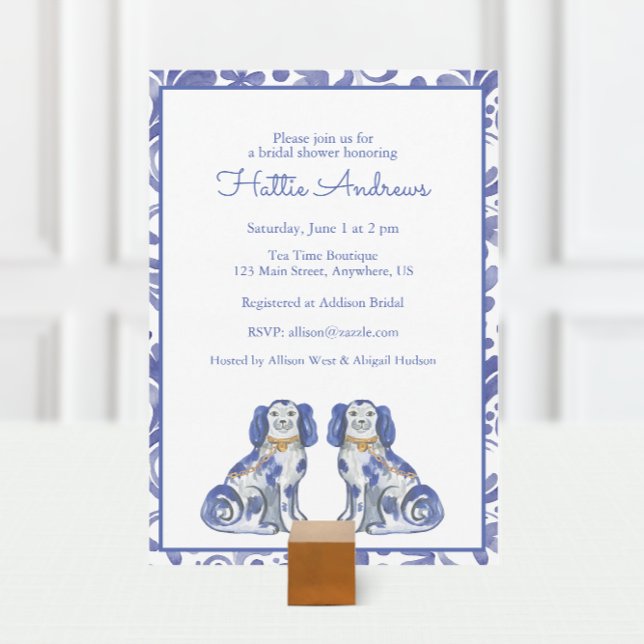 Aquarellhunde Einladung (Von Creator hochgeladen)