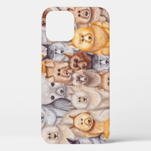 Aquarellhunde: Whimsikischer Nahkampf Case-Mate iPhone Hülle