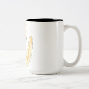 Aquarellkaktus mit Starry Glow Zweifarbige Tasse