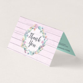 Aquarellkaktus Rustikales Holz Vielen Dank