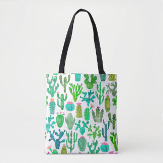 Aquarellkaktus sind nahtlose Muster. Cacti Backgro