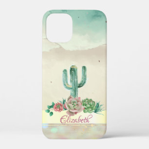 Aquarellkaktus, Sukkulente Farbcreme Case-Mate iPhone Hülle