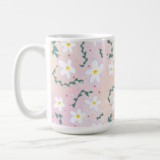 Aquarellkalben Kaffeetasse (Links)