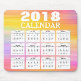 Aquarellkalender 2018 | Mousepad
