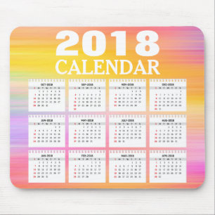 Aquarellkalender 2018   Mousepad