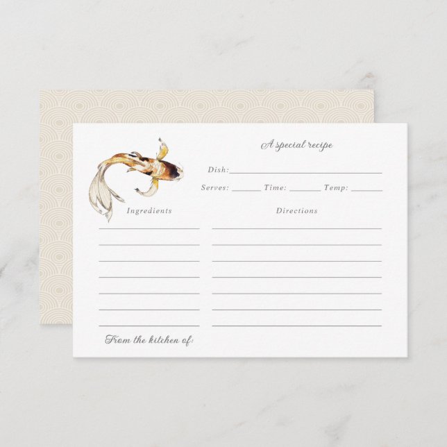 Aquarellkarte Dankeskarte (Vorne/Hinten)