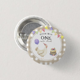 Aquarellkick 1. Geburtstag Button