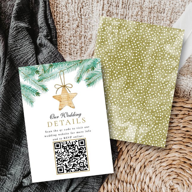 Aquarellkiefer Weihnachten Weihnachten Weihnachten Begleitkarte (Von Creator hochgeladen)