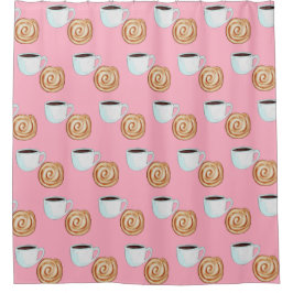 Aquarellkinnamon-Buckaffe Duschvorhang